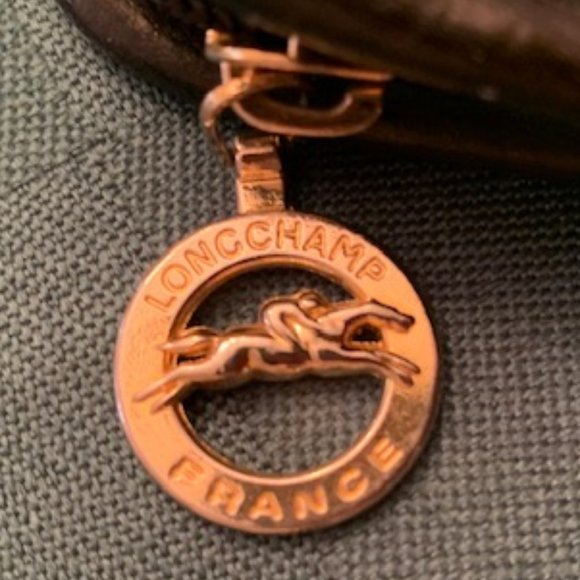 🎉HP🎉Vintage Leather Longchamp shoulder bag - Picture 4 of 16